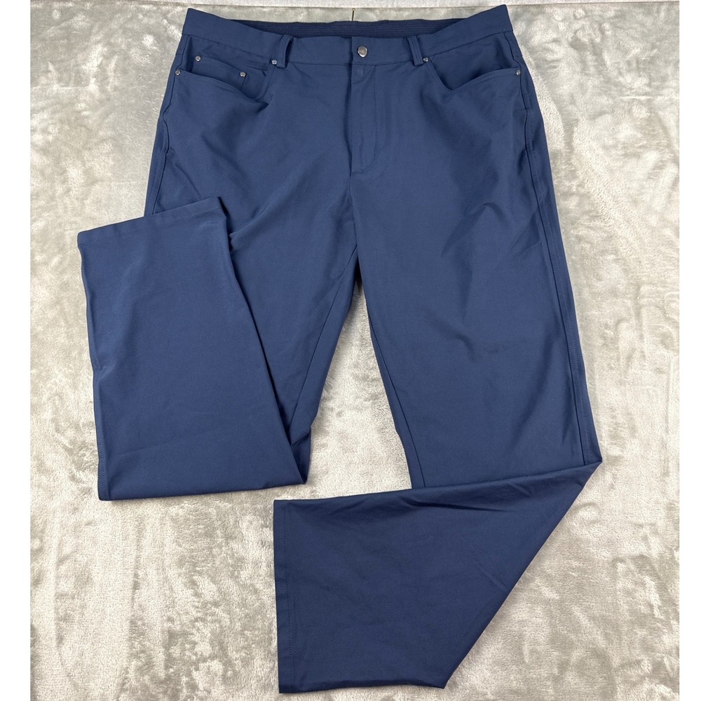 Greg Norman Pants Mens 38x30 F230085-26 Navy Blue Performance Golf EUC